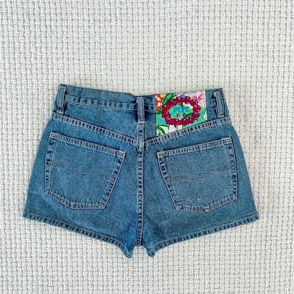 VINTAGE 90’s Pepe Jeans High Waisted Denim Shorts - Picture 2 of 7